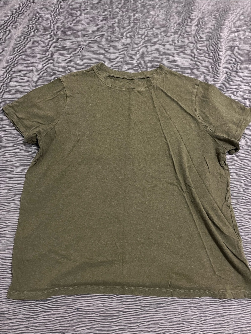 a new day Olive Short Sleeve Crewneck Tee